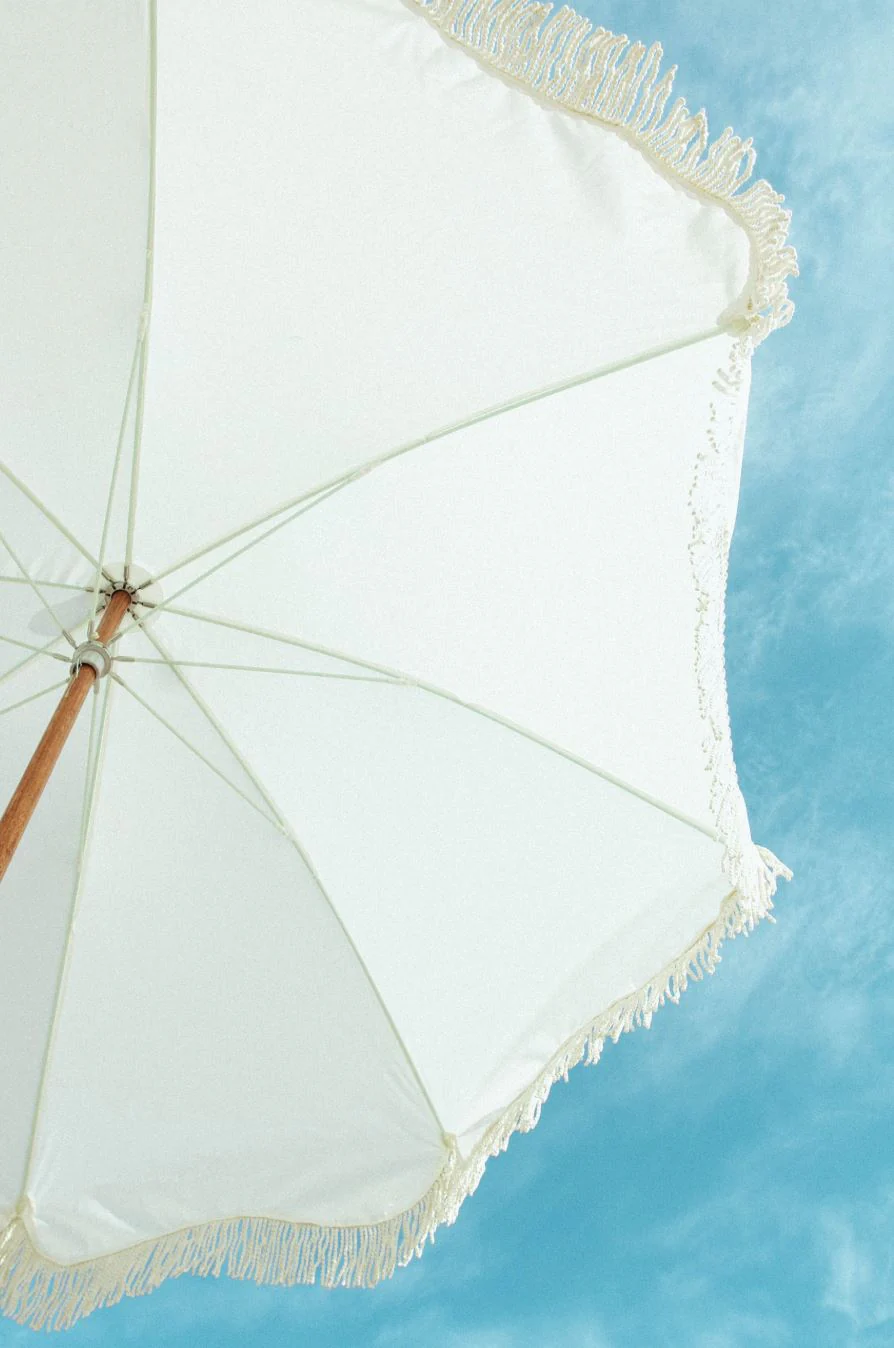 The Premium Beach Umbrella - Antique White - Image 16