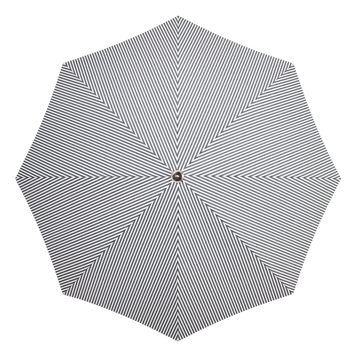 The Premium Beach Umbrella - Lauren's Navy Stripe - Image 3