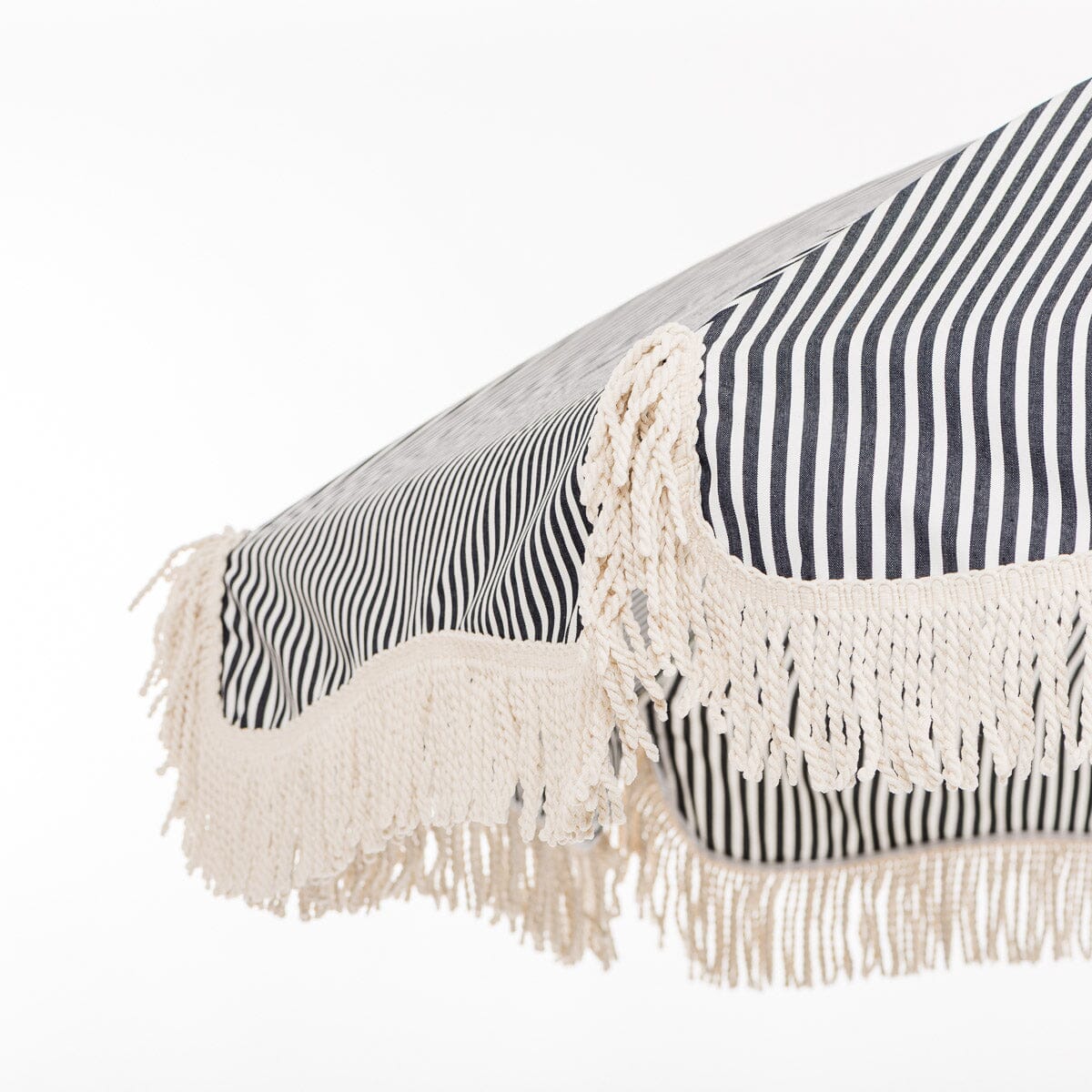The Premium Beach Umbrella - Lauren's Navy Stripe - Image 4