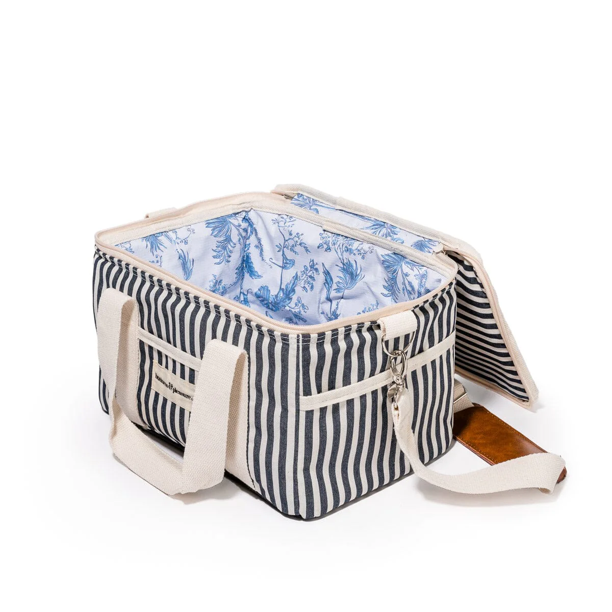 The Premium Cooler Bag - Lauren's Navy Stripe - Image 3