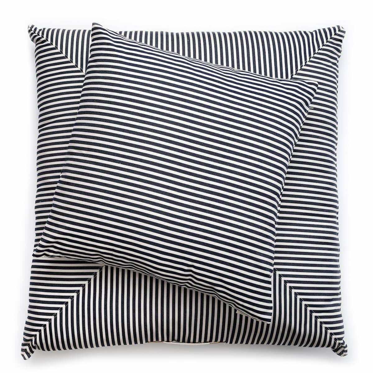 The Euro Throw Pillow - Lauren's Navy Stripe - Image 11